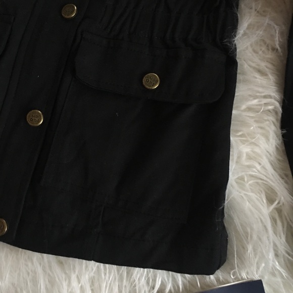 NEW LIMITED TOO black spring fall jacket 6 anorak - Picture 3 of 5